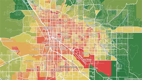 Tucson Az Property Crime Rates And Non Violent Crime Maps