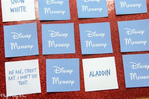 Free Disney Matching Game Printable Play Party Plan