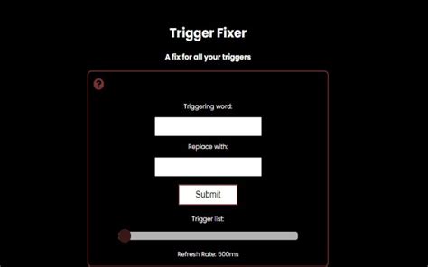 Trigger Fixer Chrome Web Store