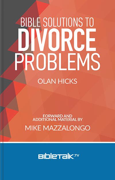 Bible Solutions To Divorce Problems Books BibleTalk Tv