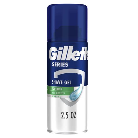 Gillette Series Soothing Shave Gel For Men With Aloe Vera 25oz