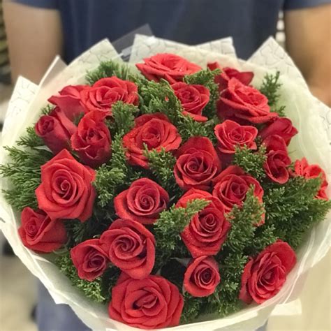 24 Red Roses Bouquet