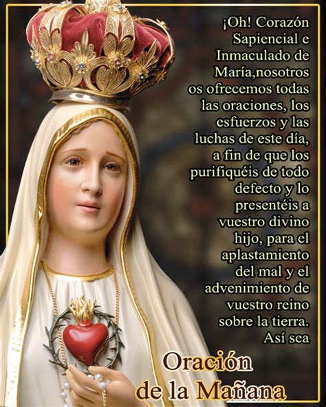 Oracion De La Mañana A La Virgen Madre De Dios Y Madre Nuestra