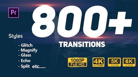 800 Premiere Pro Transition Pack