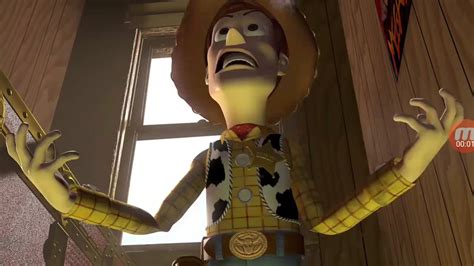 Woody Screaming Burn Toy Story Youtube