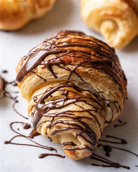 Made The Best French Croissants In The World Drizzled With Dark