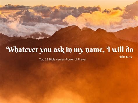 Bible Verses About Power Of Prayer Churchgistscom