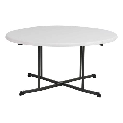 Lifetime 60 Inch Round Fold In Half Table Commercial 80806 Walmart