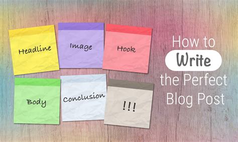 How To Write The Perfect Blog Post