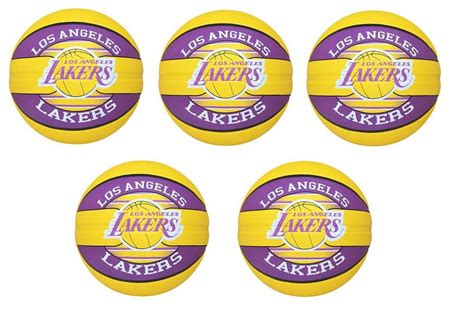 Piłka Do Koszykówki Spalding Nba La Team Los Angeles Lakers 5 Sztuk