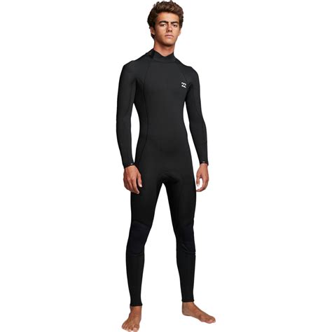 2019 Billabong Mens Furnace Absolute 54mm Back Zip Wetsuit Black