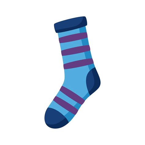 Down Syndrome Sock With Stripes Flat Style Icon 2484697 Vector Art At