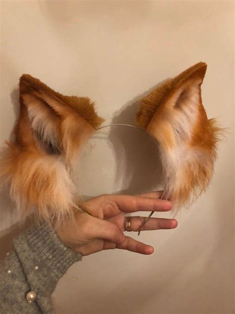 Whimsical Fox Ears Etsy In 2021 Fox Ears Cosplay Ears Fox Costume