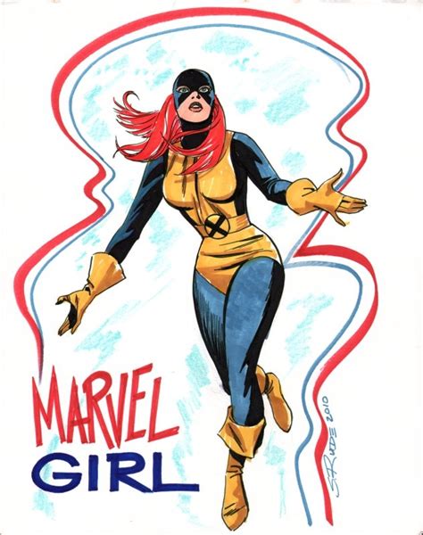 Marvel Girl By Steve Rude In John Michael Jacksons Steve Rude 2 Art Comic Art Gallery Room