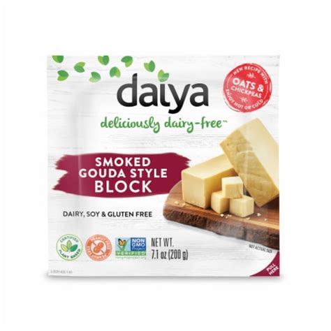 Daiya Dairy Free Smoked Gouda Style Vegan Cheese Block 7 1 Oz Bakers