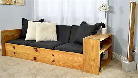 Here is another diy modern outdoor sofa from homemade modern which looks very sturdy. DIY Sofa Bed / Turn this sofa into a BED - YouTube