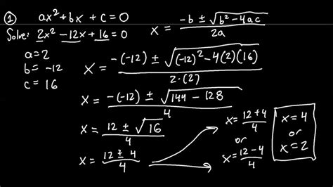 Algebra Formulas With Examples