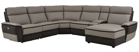 Homelegance Laertes 6 Piece Power Reclining Sectional Sofa Home