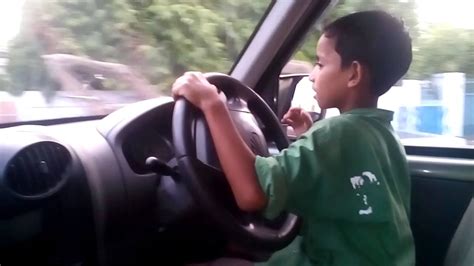 7 Years Old Boy Driving Car Cab Youtube