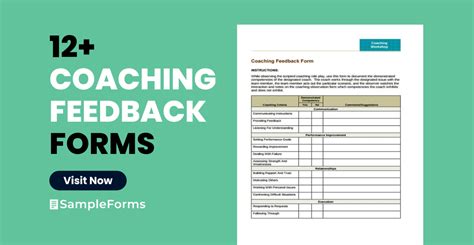 Free 12 Coaching Feedback Forms In Pdf Ms Word Excel