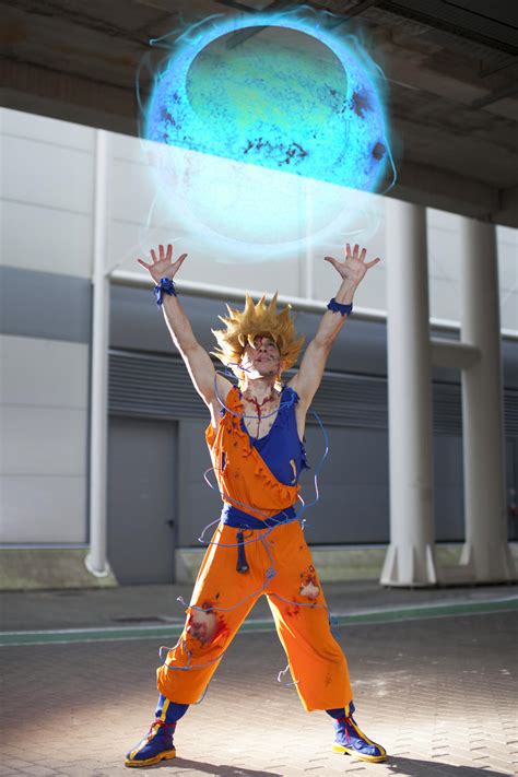 Goku Cosplay Genki Dama By Alexcloudsquall On Deviantart