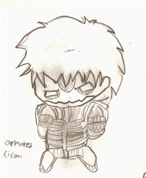 Snk Chibis Armored Titan By Princesskaoru On Deviantart