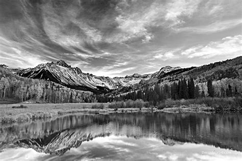 Mount Sneffels Snow Colorado Mountains Black And White High Definition