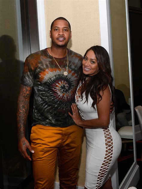 Look How Proud La La Anthony Is Of Husband Carmelo Anthony For Bringing