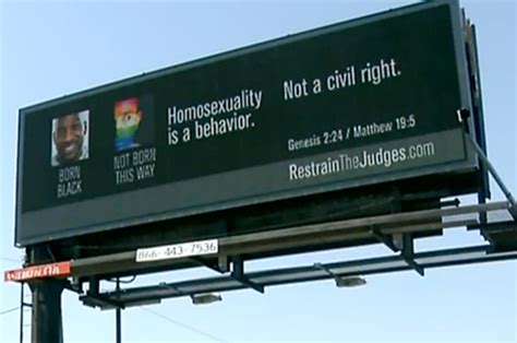 Being Gay Is Not A Behavior Just How Offensive Can These Anti LGBT Billboards Get Salon Com