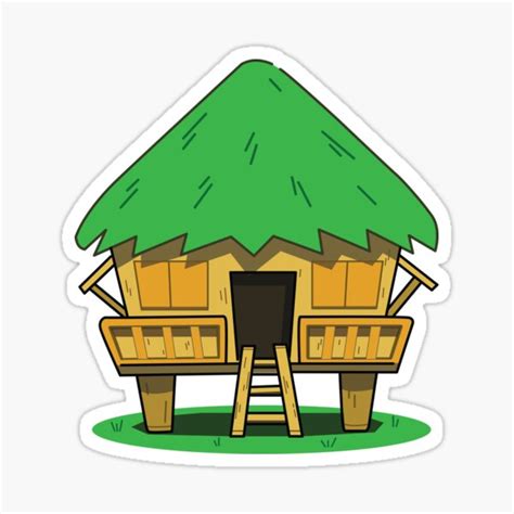 Bahay Kubo Sticker For Sale By Rosarine Redbubble