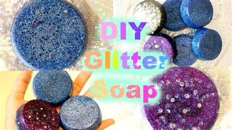 Diy Glitter Soaphow To Make Glitter Soap Youtube