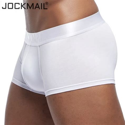 Jockmail Brand Boxer Men Underwear Modal Breathable Underpants Boxershorts Men Sexy U Convex