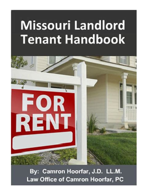 missouri landlord tenant handbook by camron hoorfar book read online