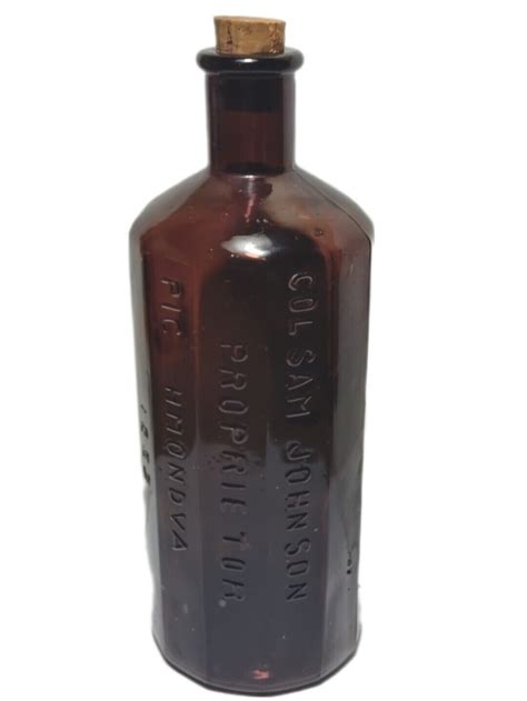 Vintage Alancasters Indian Vegetable Jaundice Bitters Glass Bottle With Cork Ebay