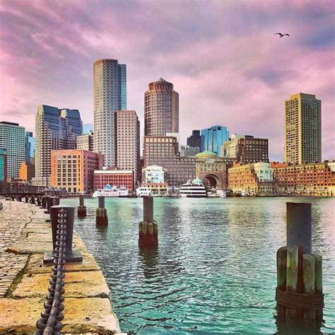 Boston On Twitter Skyline Boston Skyline Water Boat