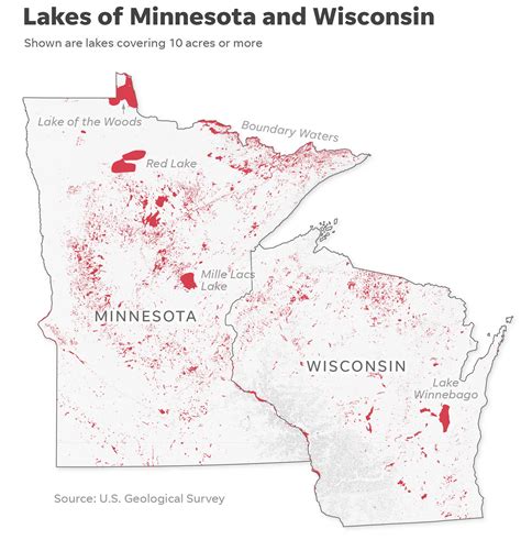 There are 15,074 documented lakes in wisconsin. Who has more lakes: Minnesota or Wisconsin? | PolitiFact ...