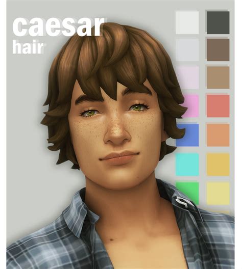 Caesar Hair Okruee On Patreon In 2021 Sims 4 Male Hair Maxis Match