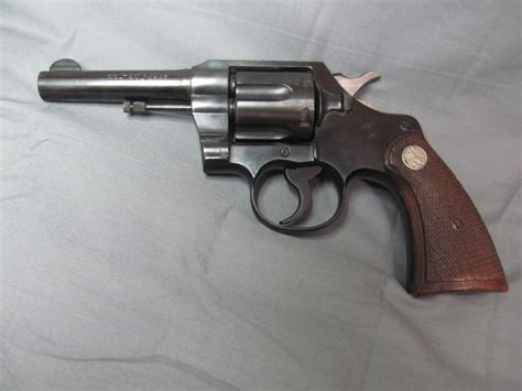 1943 Colt Official Police 38 Special Revolver For Sale At Gunauction