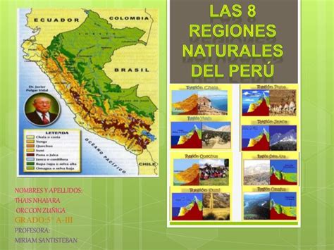 Las 8 Regiones Naturales Del Perú Las 8 Regiones Naturales Del Perú