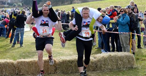 Uk Wife Carrying Race Sees Relationships Strained Surrey Live