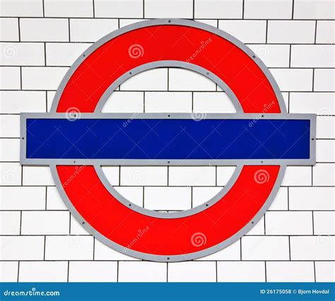 London Tube Sign Editorial Stock Photo Image 26175058