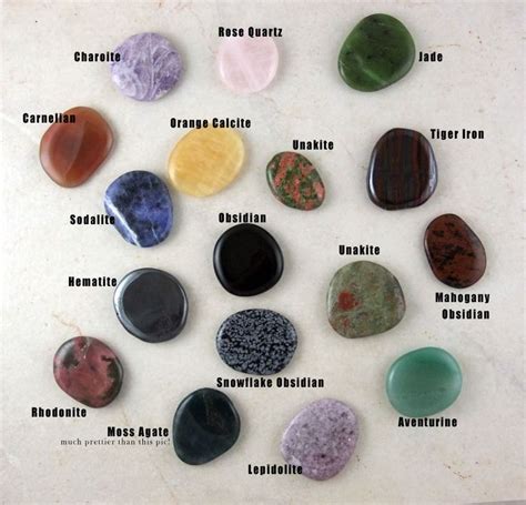 Soothing Stones Tumbled Stones Crystal Identification Minerals And