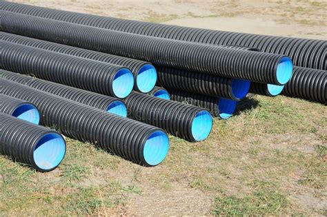 Stacked Pvc Pipe Stock Photo Image Of Polyvinyl Industrial 68323530