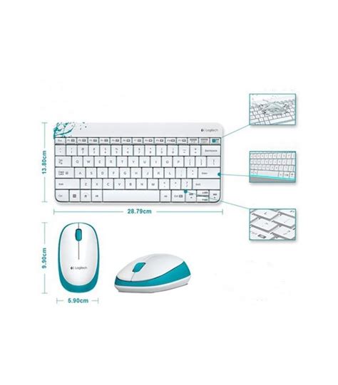 Logıtech Beyaz Kablosuz Klavye Mouse Set Mk240 Gümrük Deposu