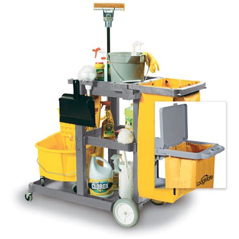 Cleaning is one of the general things that are done in our homes every day. Full Size Cleaning Cart | Hotel Housekeeping Supplies ...