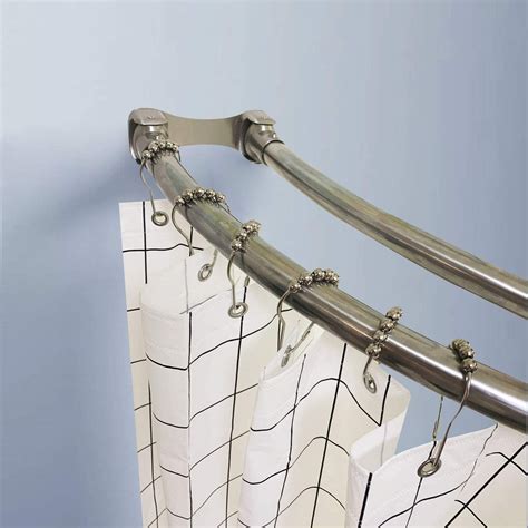 C Shaped Shower Curtain Rod How Do You Mount A Shower Curtain Rod