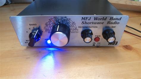 mfj 8100k world band shortwave regenerative receiver kit requires assembly 650619004663 ebay