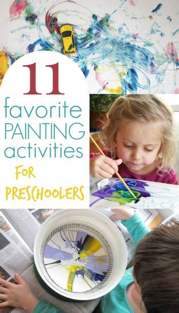 Painting Activities For Preschoolers 11 Favorites