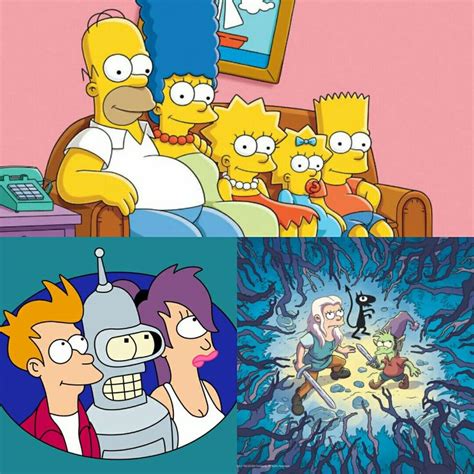 The Simpsons Futurama Disenchantment The Simpsons Simpson Bart Simpson