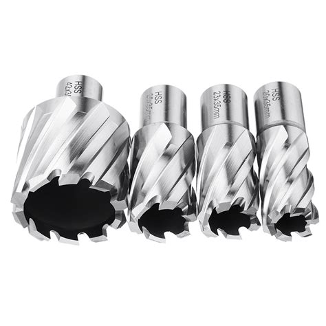 Drillpro Mm High Speed Steel Metal Core Drill Bit Annular Cutter For Magnetic Drill Press